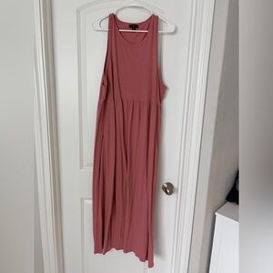 Sleeveless Mauve Maxi Dress - J Crew